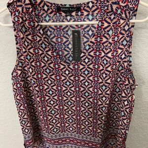 Colorful dress tank top